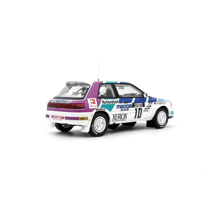 OTTOMOBILE 1:18 - Mazda 323 GTX #10 5° Rallye 1000 Lakes 1991 Mäkinen-Harjanne