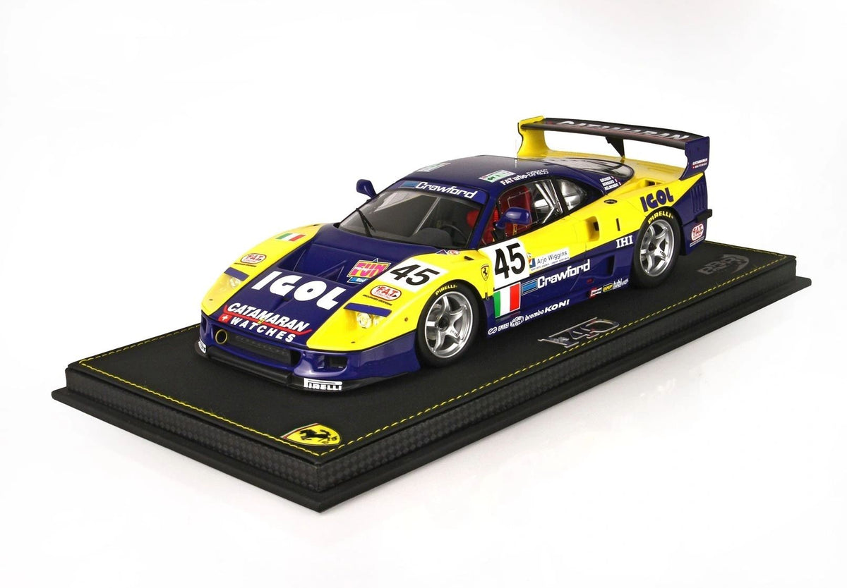 BBR - 1:18 - FERRARI F40 LM Team Ennea Igol 24h Le Mans 1996 #45