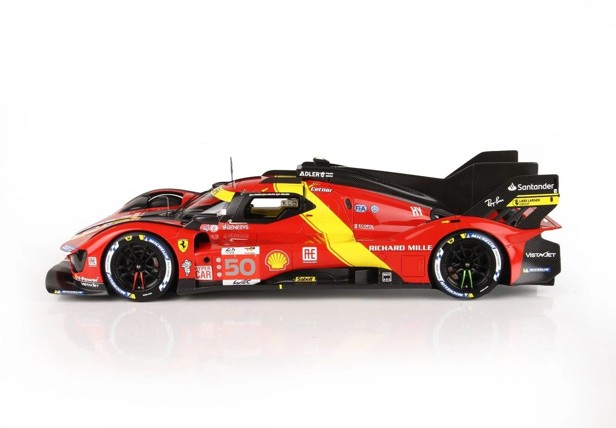 BBR - 1:18 - Ferrari 499P Pole position Le Mans 2023 Car N.50 Fuoco-Molina-Nielsen