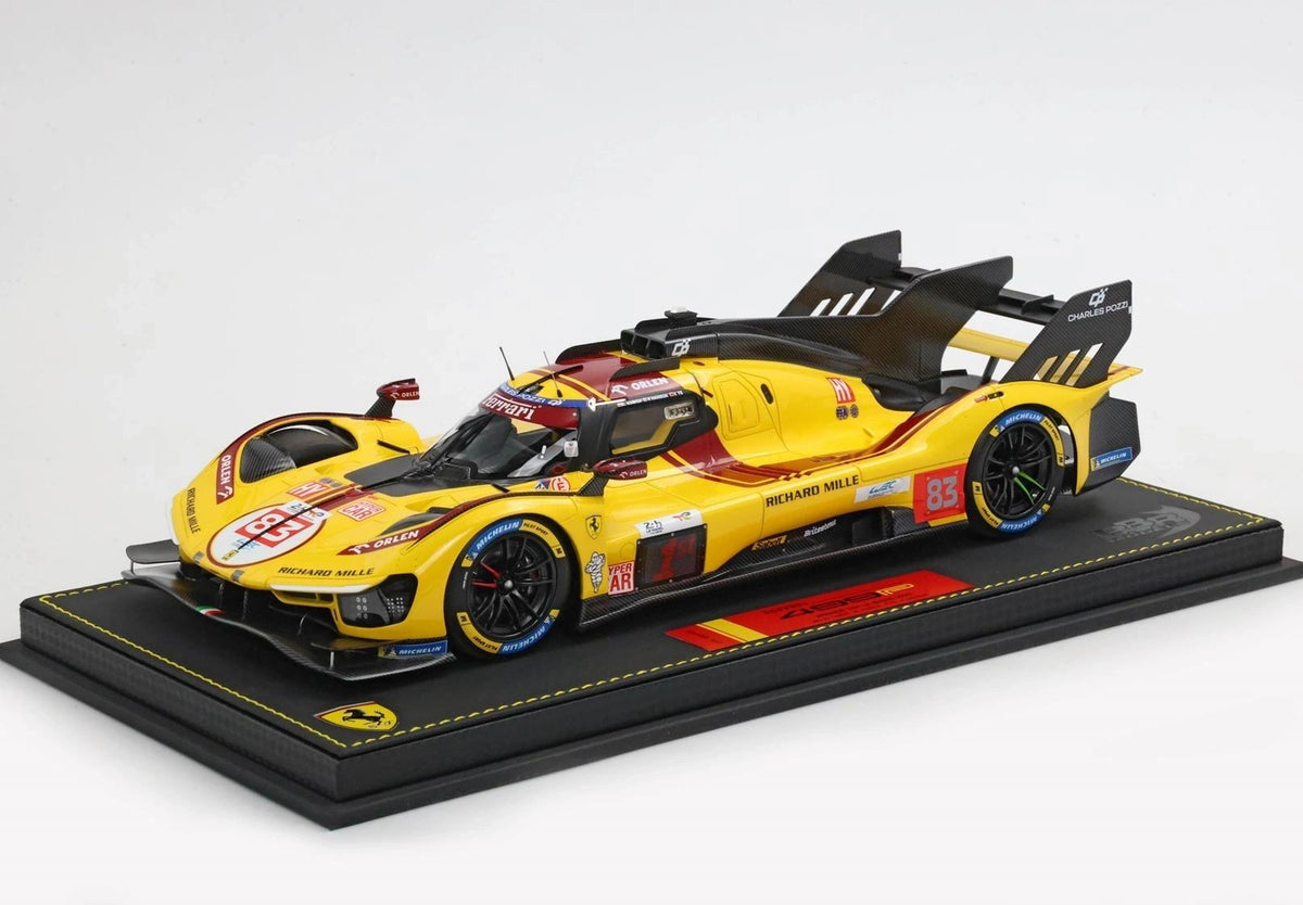 BBR 1:18 - Ferrari 499P #83 - WINNER Le Mans 2025 Kubica-Ye-Hanson