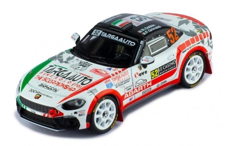 IXO 1:43 RAM847 - FIAT 124 Abarth EVO Motorsport Rally Montecarlo 2022 #52