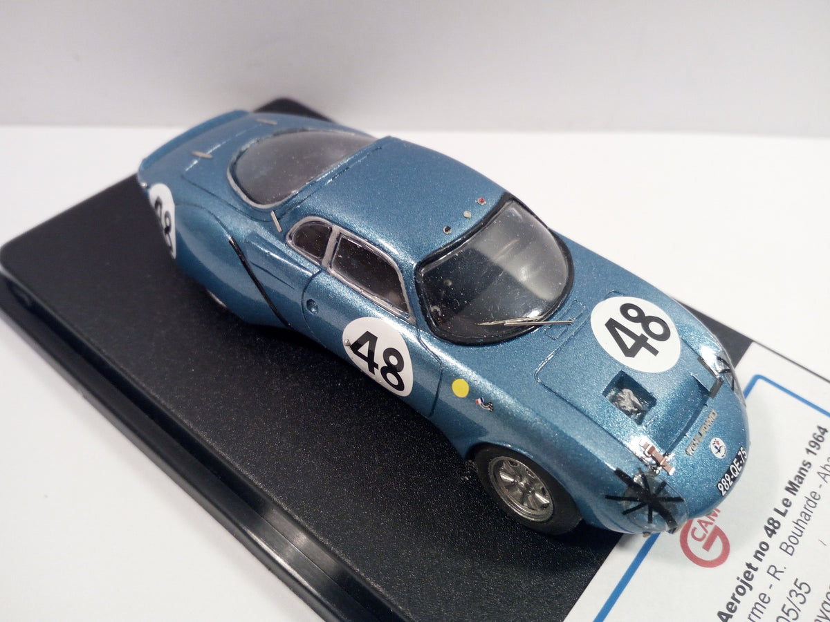 GCAM 1:43 - Renè & Bonnet Aerojet Le Mans '64 #48 Handmade factory built from resin kit