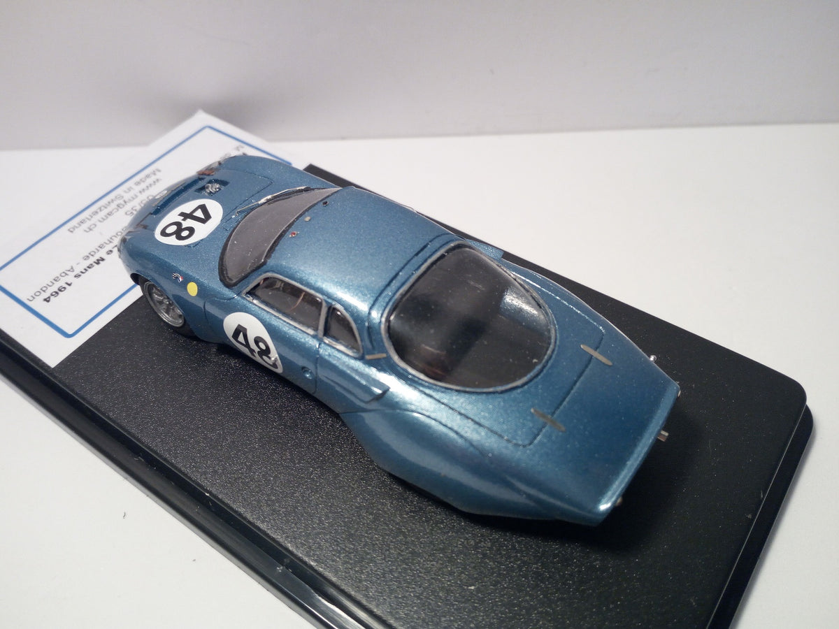 GCAM 1:43 - Renè & Bonnet Aerojet Le Mans '64 #48 Handmade factory built from resin kit