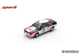 **PRE-ORDER** SPARK 1:43 S3220 - AUDI Quattro N°14 Winner Rallye Sanremo 1981 M. Mouton - F. Pons