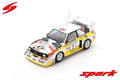 SPARK 1:43 - AUDI SPORT QUATTRO S1 N.1 MANX RALLY 1985 M.MOUTON-F.PONS 1
