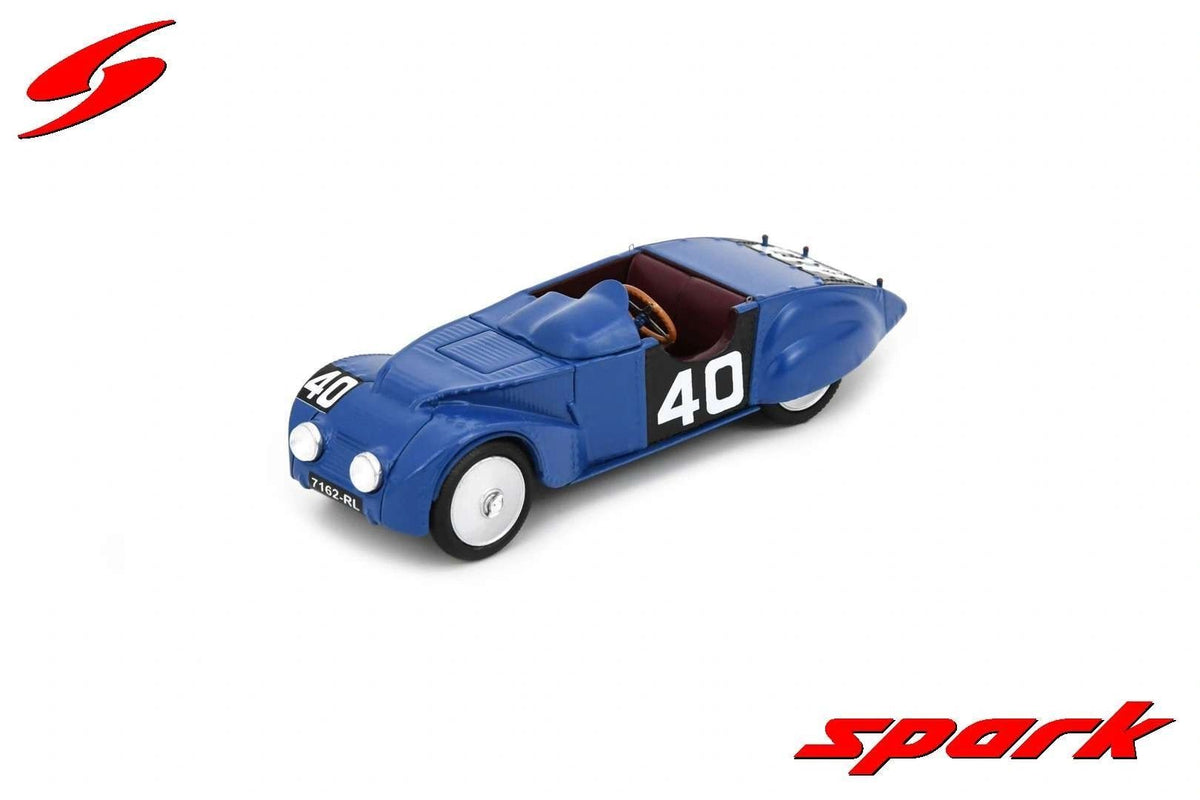 SPARK 1:43 - Chenard & Walcker Tank No.40 Le Mans 24H 1937 G. Cottet - C. Roux