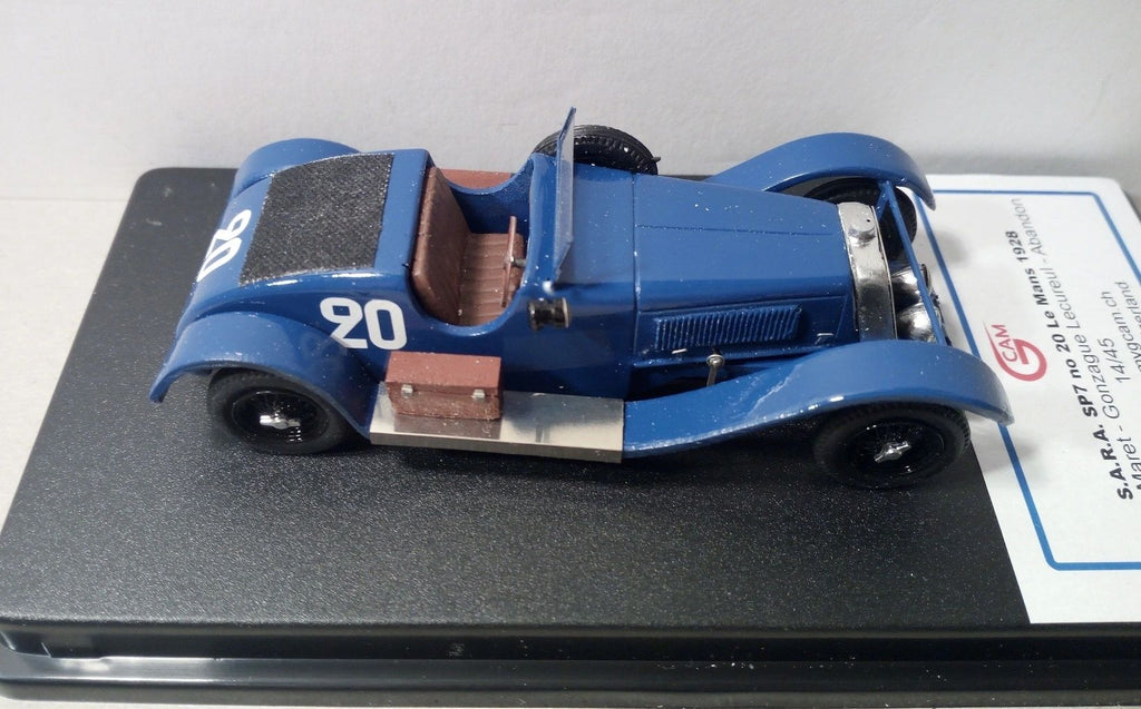 GCAM 1:43 - SARA SP7 Le Mans '28 #20 Factory Hand built kit