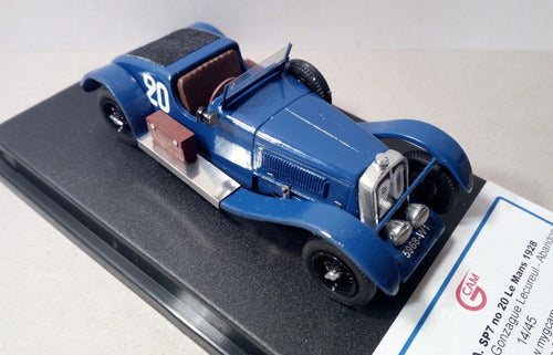 GCAM 1:43 - SARA SP7 Le Mans '28 #20 Factory Hand built kit