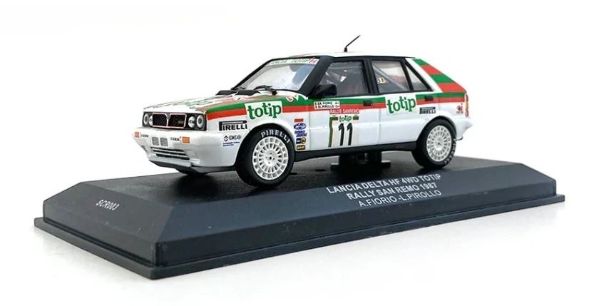 IXO 1:43 - LANCIA DELTA 4WD Gr.N Totip Rally Sanremo 1987 Fiorio-Pirollo