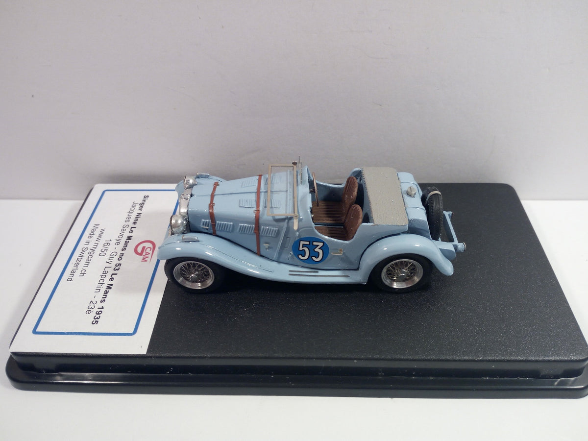 GCAM 1:43 - Singer Nine Le Mans '35 #53 Handmade factory built from resin kit