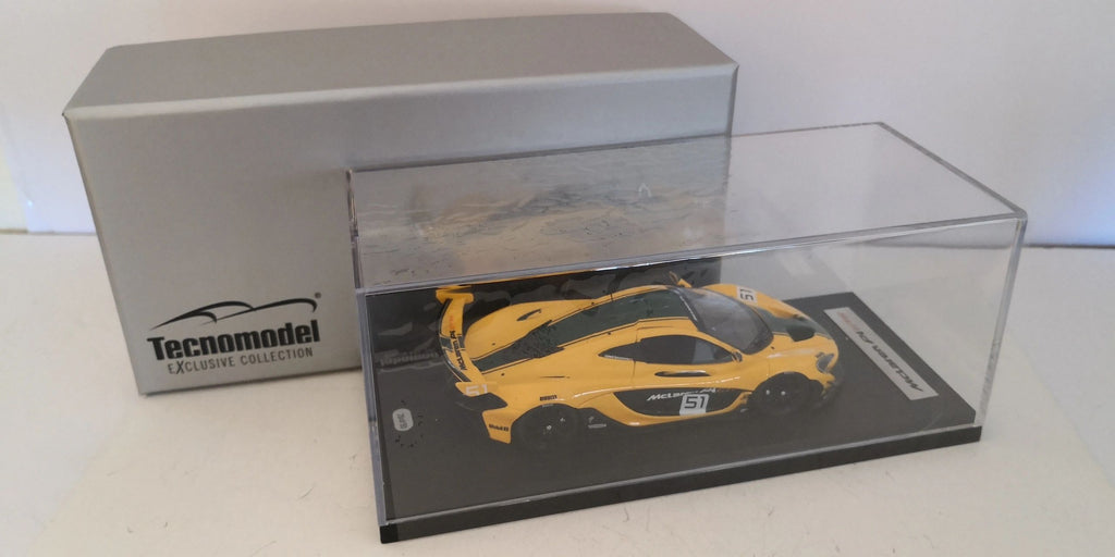 TECNOMODEL 1:43 - T43-EX06A McLaren P1 GTR Géneve auto show 2015 yellow