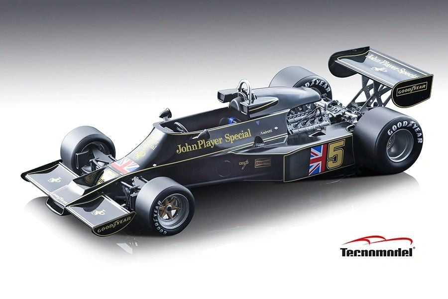 ***PRE-ORDER*** TECNOMODEL - 1:18 Lotus 77 1976 car # 5 Japanese Gp Winner Driver Mario Andretti TM18-175A