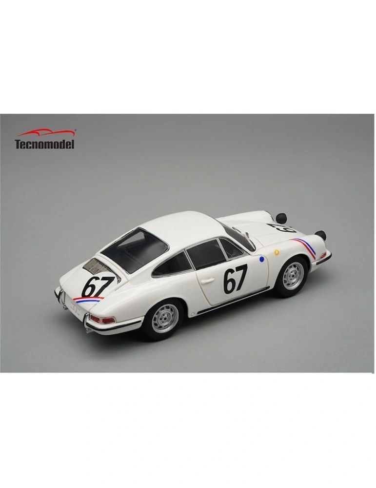 TECNOMODEL 1:43 - PORSCHE 911S TEAM P.BOUTIN #67 24h LE MANS 1967 P.BOUTIN - P.SANSON