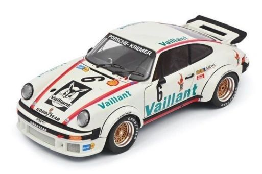 SCHUCO 1:18 - Porsche 934 RSR #6 European GT Championship Norisring 1976 Bob Wollek