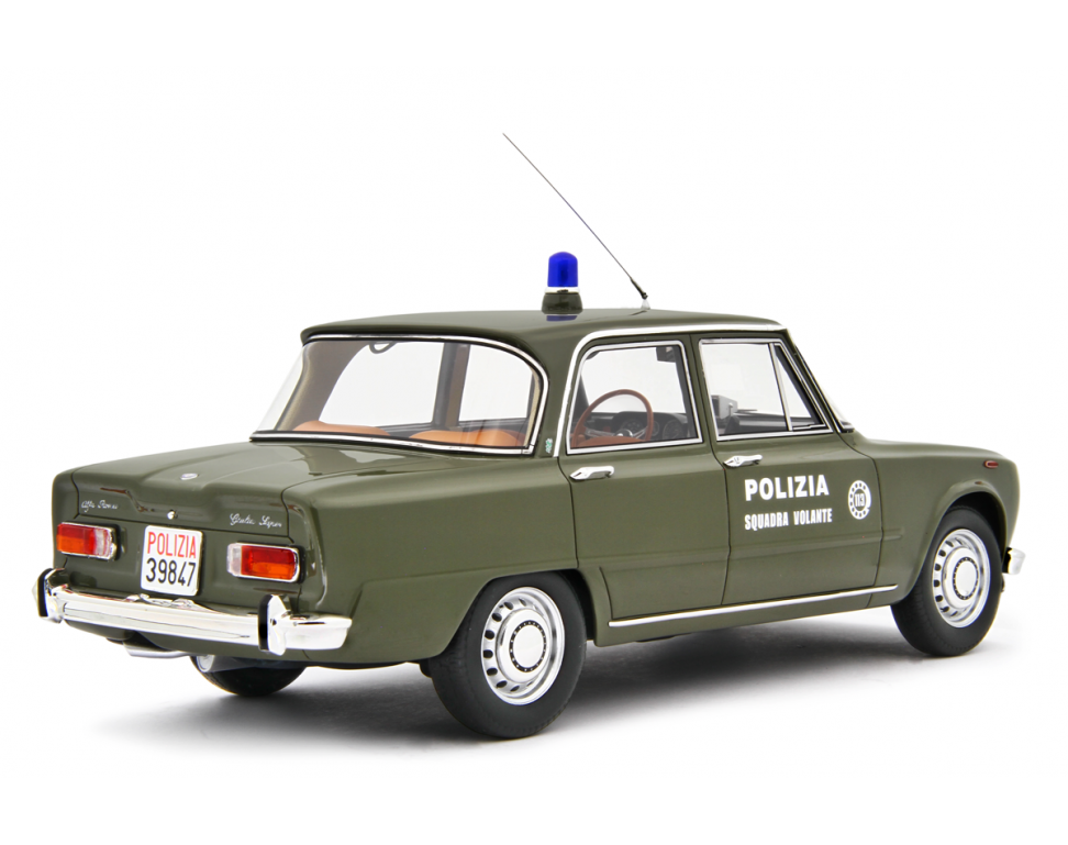 LAUDORACING 1:18 - Alfa Romeo Giulia Super 1969 Polizia (verde) (Copia)