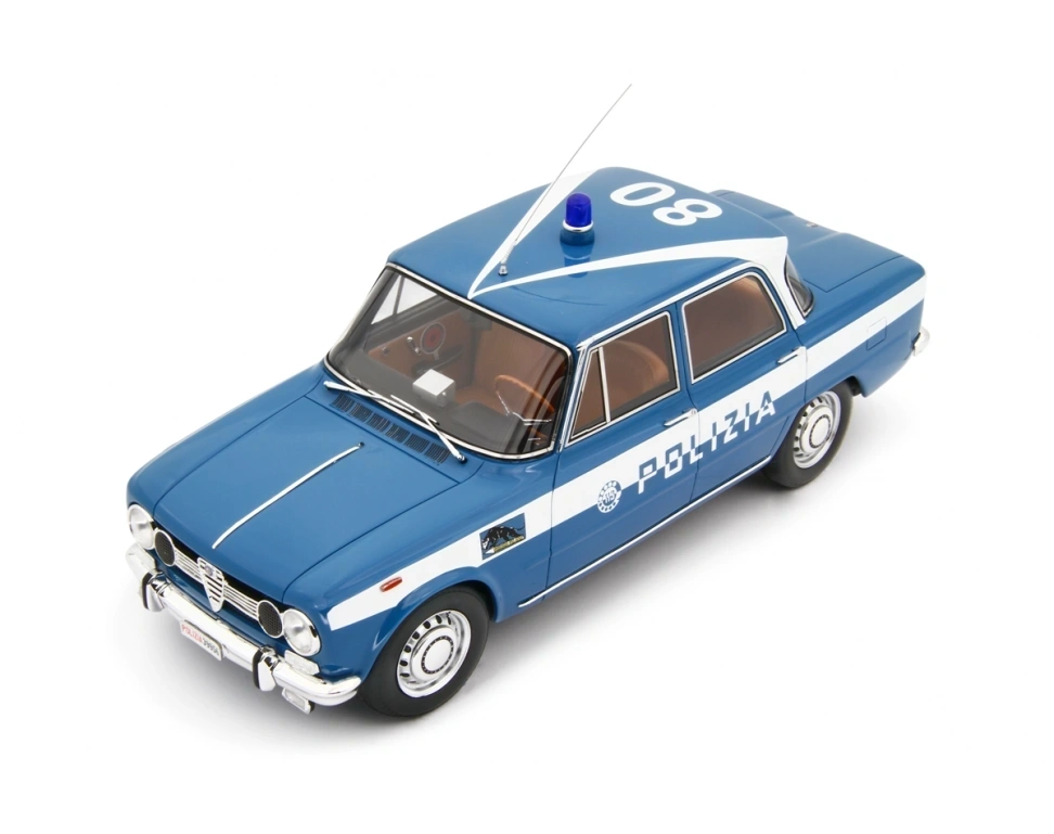 LAUDORACING 1:18 - Alfa Romeo Giulia Super 1969 Polizia (squadra volante)