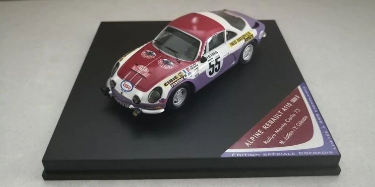 TROFEU 1:43 COF03 - Alpine Renault A110 1600S Rallye Montecarlo '73 Jullien