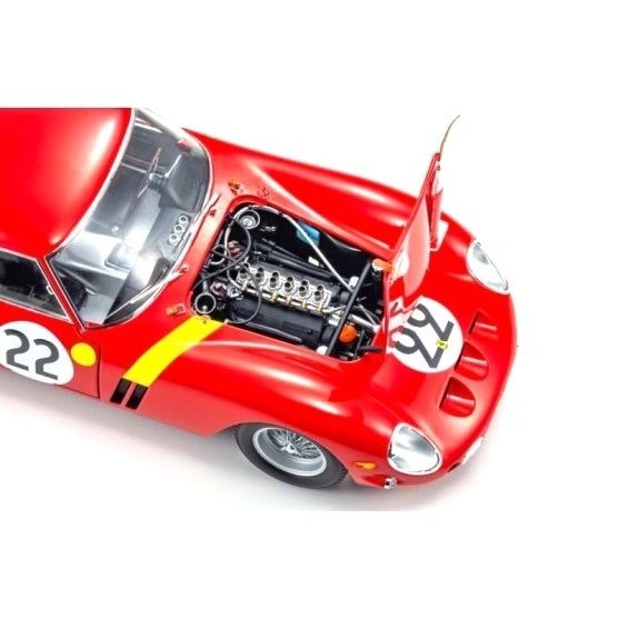 KYOSHO 1:18 - Ferrari 250 GTO 24h Le Mans 1962 #22 Beurly's **FULL OPEN**