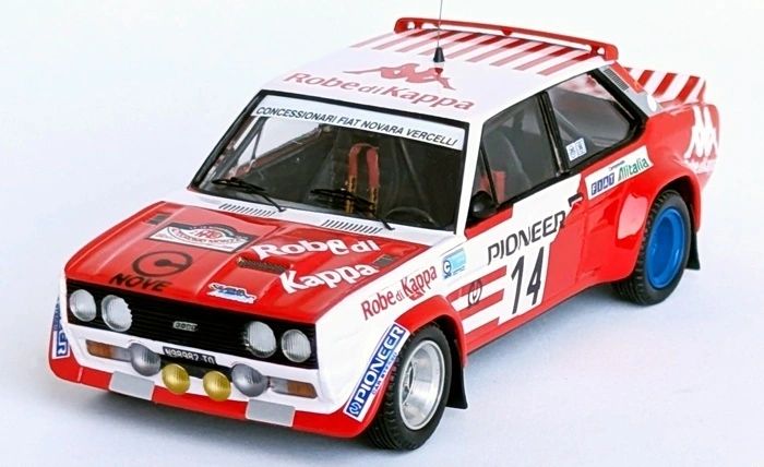 TROFEU 1:43 RRIT23 - Fiat 131 Abarth Concessionari Rally Monza 1979 Cane