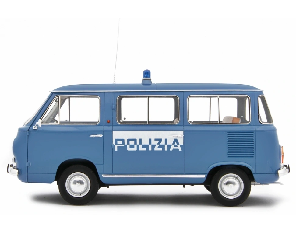 LAUDORACING 1:18 - Fiat 850 Familiare Polizia