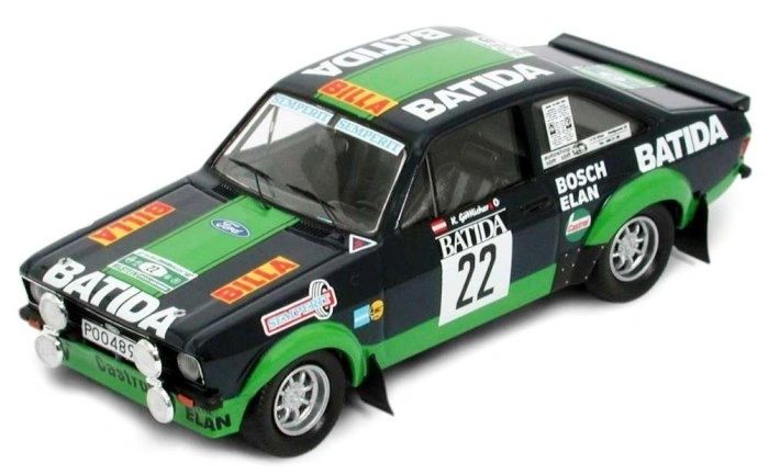 TROFEU 1:43 RFS05 - FORD ESCORT MKII Batida Janner Rally '80
