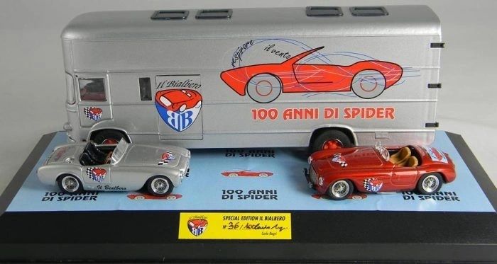 OLD CARS+ARTMODEL IL BIALBERO 1:43 - OM 150 ROLFO + Ferrari Artmodel "100 anni di spider"