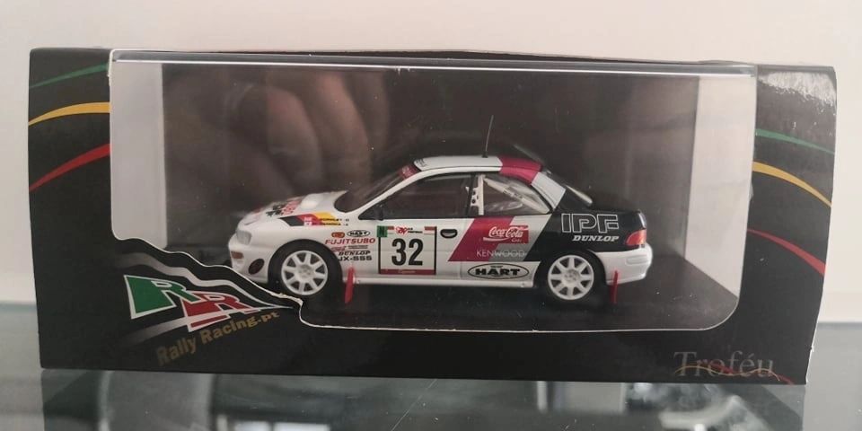 TROFEU 1:43 RRAL41 - Subaru Impreza Gr.N RALLY PORTUGAL 1995 M.KAMIOKA Ltd 150pz
