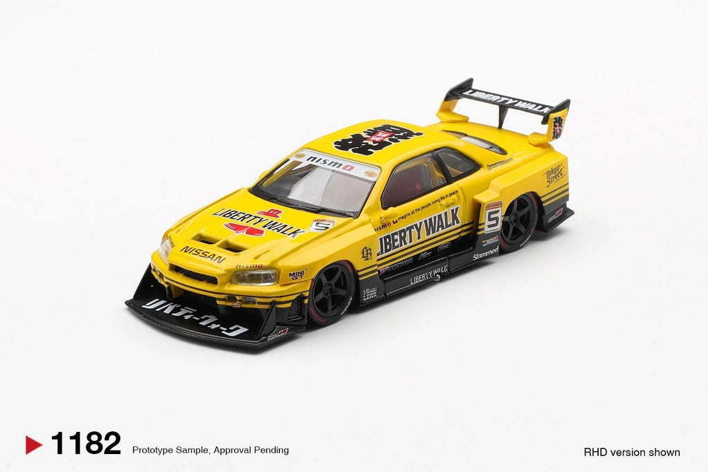 MINI GT 1:64 - Nissan GTR (R34) Super Silhouette LBWK 2025