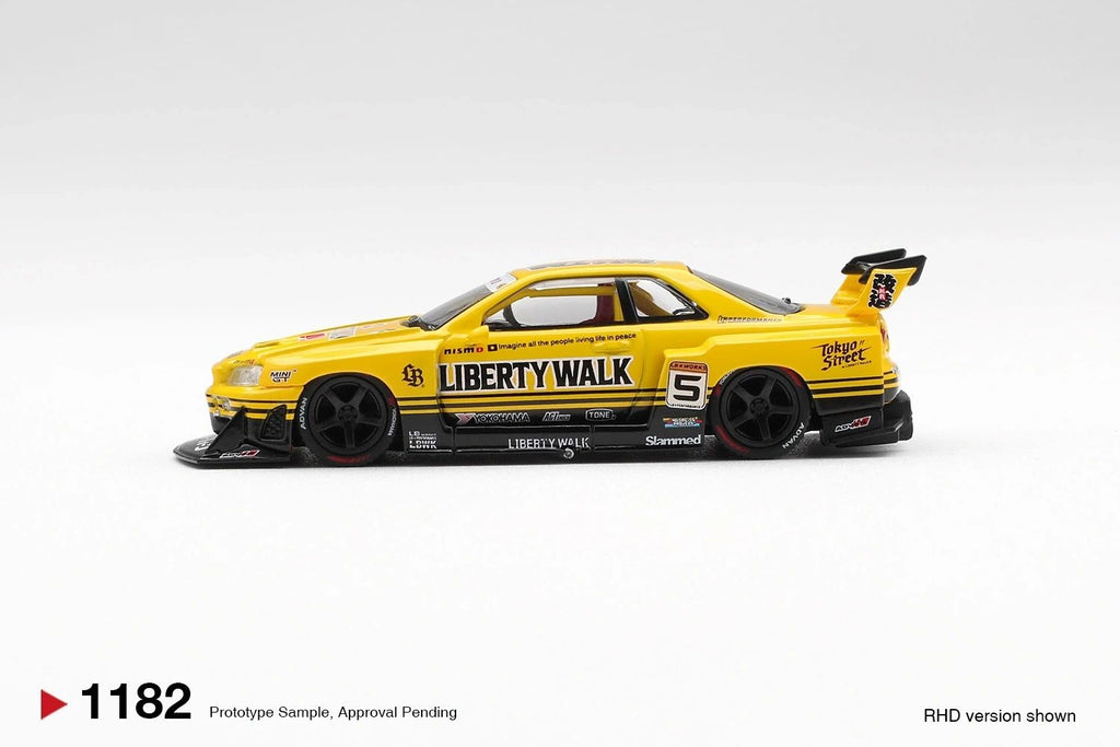 MINI GT 1:64 - Nissan GTR (R34) Super Silhouette LBWK 2025