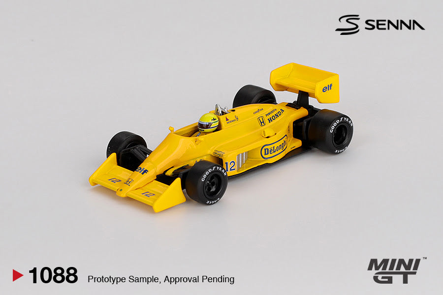 MINI GT 1:64 -  LOTUS 99T #12 AYRTON SENNA MONACO GP WINNER 1987