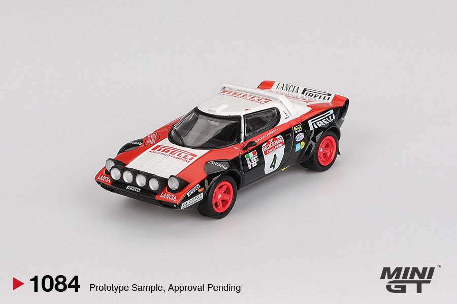 MINI GT - 1:64 -  LANCIA STRATOS HF #4 RALLY SANREMO WINNER 1978