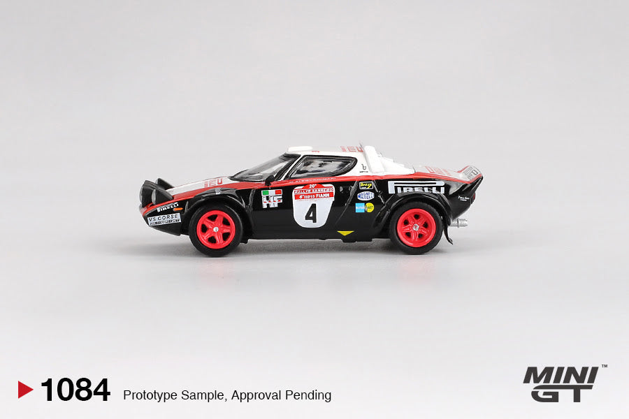 MINI GT - 1:64 -  LANCIA STRATOS HF #4 RALLY SANREMO WINNER 1978
