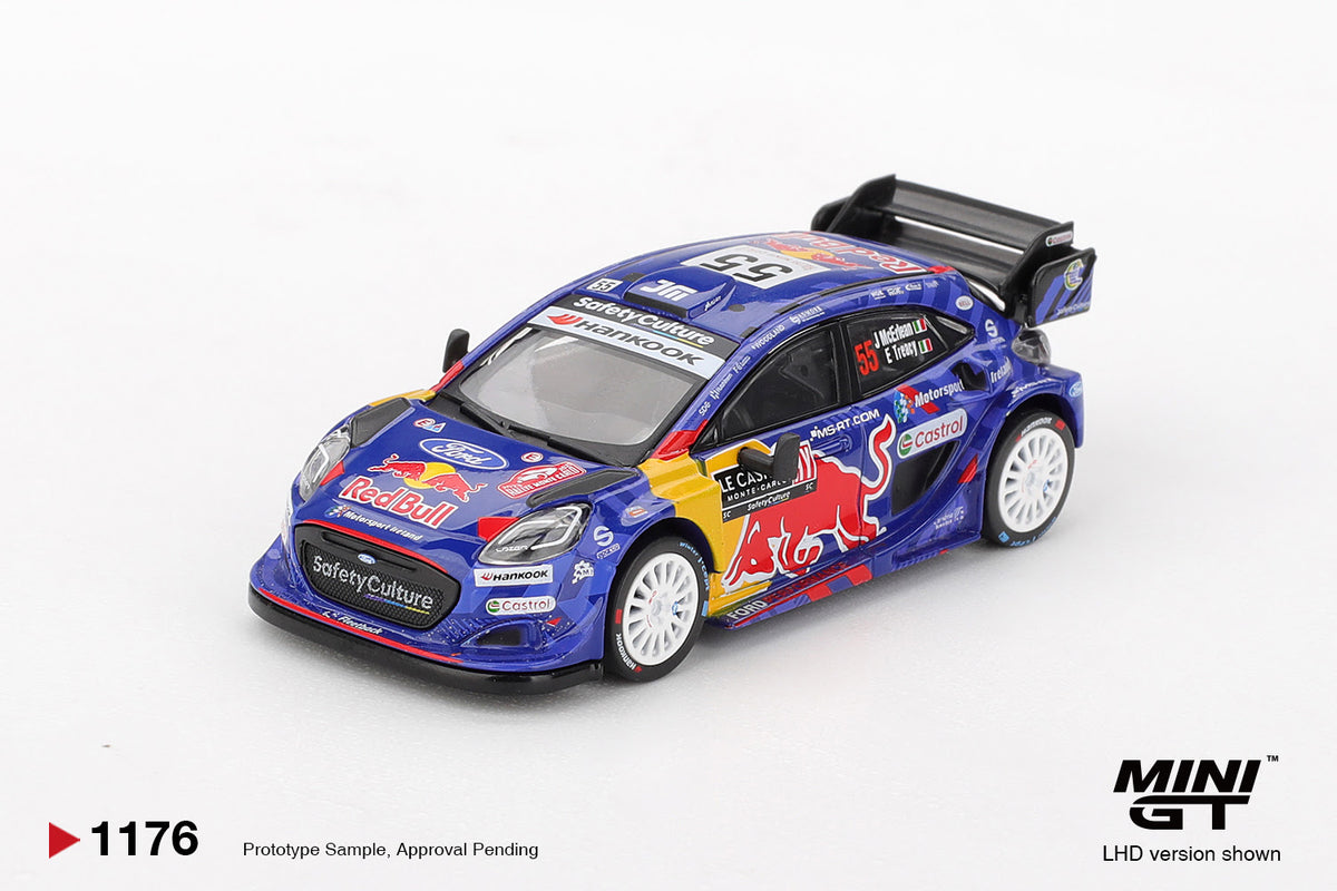 MINI GT - 1:64 - FORD PUMA RALLY1 #55 MSPORT FORD RALLY MONTE-CARLO 2025