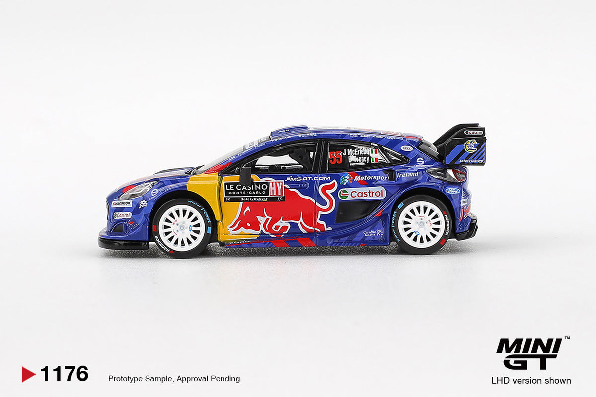 MINI GT - 1:64 - FORD PUMA RALLY1 #55 MSPORT FORD RALLY MONTE-CARLO 2025