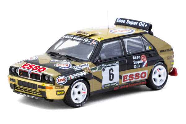 1:64 Tarmac Works LANCIA DELTA HF INTEGRALE #6 PIERO LONGHI ECR PIANCAVALLO RALLY WINNER 1993
