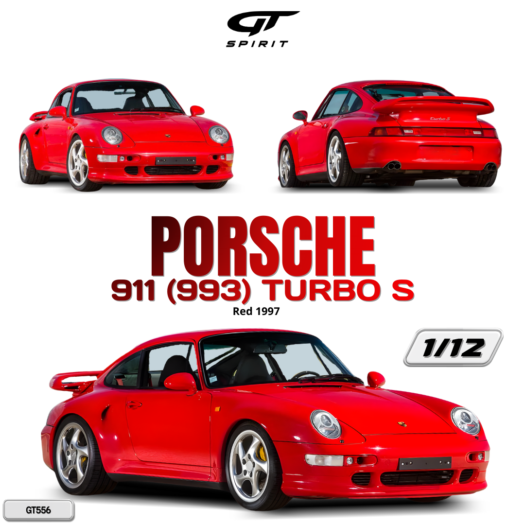 GT SPIRIT 1:12 - Porsche 911 (993) Turbo S 1997 Indian Red